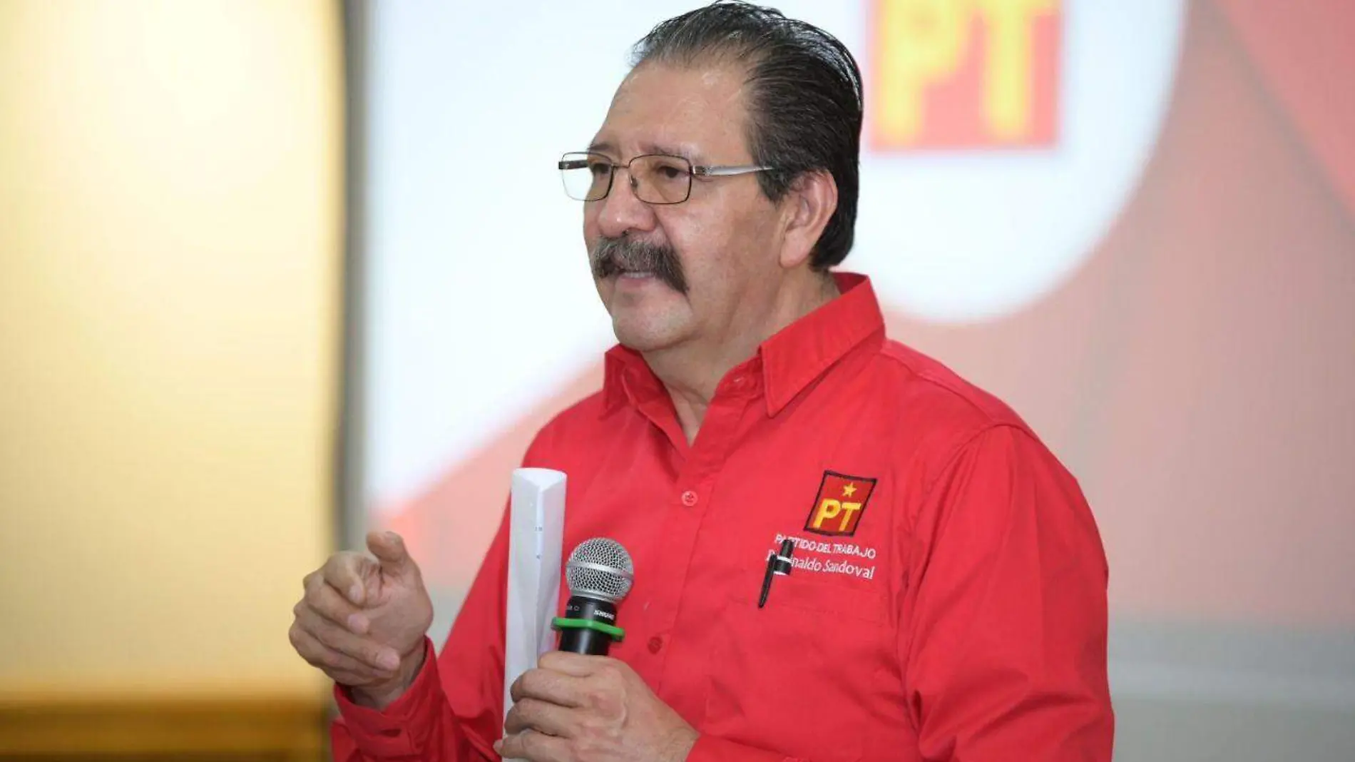 Reginaldo Sandoval, dirigente estatal del PT